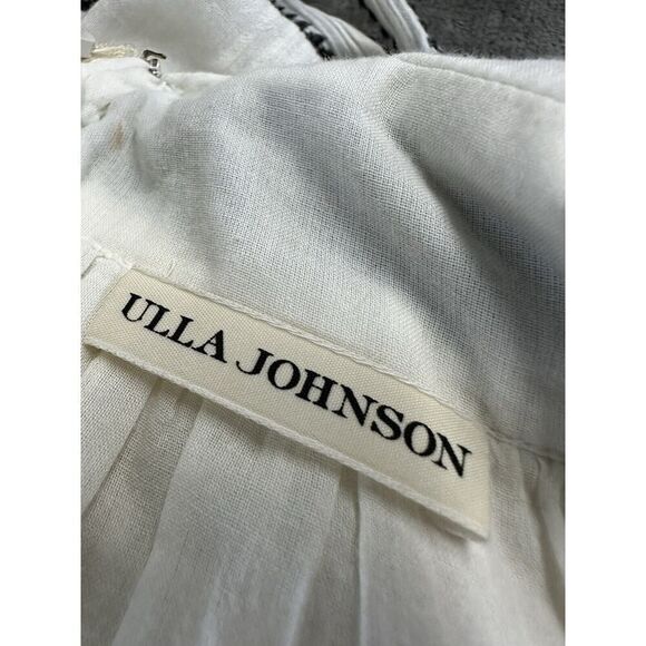 Ulla Johnson Handmade Boho White Beaded Maxi Dress Small - Picture 16 of 16